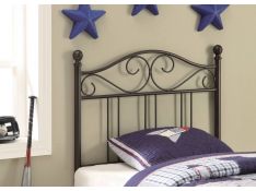 Scroll Twin Headboard in Dark Bronze