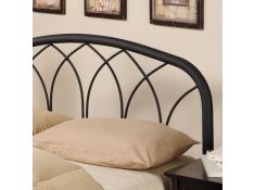 Full and Queen Arched Headboard in Black