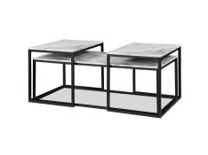 Adola 3 Piece Nesting Tables in White