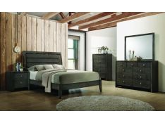 Serenity Panel Bedroom Set in Mod Grey