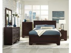 Kauffman Storage Bedroom Set in Dark Cocoa