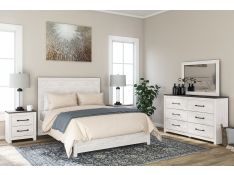 Gerridan Bedroom Collection in Rustic White