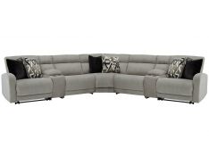 Colleyville 7-Piece Power Reclining Sectional in Stone