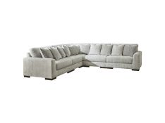 Regent Park 5-Piece Sectional in Pewter