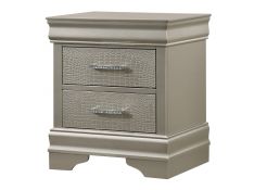 Amalia Nightstand in Champagne