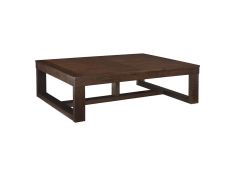 Ashley Furniture Watson Rectangular Cocktail Table in Dark Brown