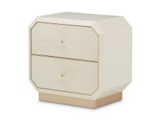 La Rachelle 2 Drawers Nightstand in Medium Champagne