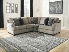 Bovarian 2 Piece Right Arm Facing Sofa Sectional in Stone