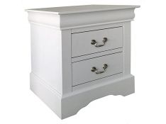 Acme Furniture Louis Philippe III Nightstand in White Finish