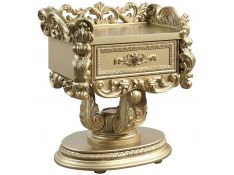 Bernadette Nightstand in Gold Finish