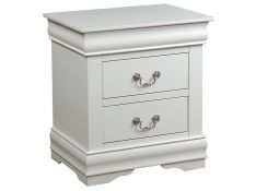 Acme Furniture Louis Philippe Nightstand in White