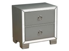 Voeville II Nightstand in Platinum