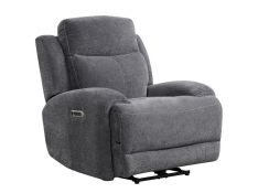 Bowie Power Recliner in Bizmark Grey