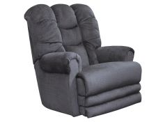 Malone Lay Flat Recliner with Extended Ottoman in Ink