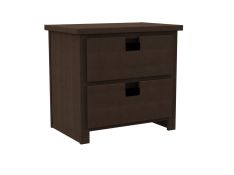 Cali Kids  Two Drawer Nightstand in Brown