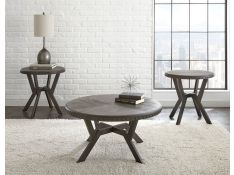 Alamo Occasional Table Set in Grey