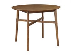 Oslo Round Counter Table in Pecan