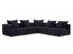 Recess Sectional in Reptile Blue