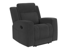 Brentwood Upholstered Recliner Chair in Dark Charcoal