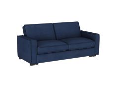 Gretchen Upholstered Convertible Sleeper Sofa Bed in Navy Blue