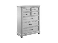 New Haven 7 Drawer Chest in Weathered White