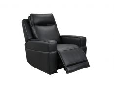 Valley Dual Power Glider Reclining Chair in Black