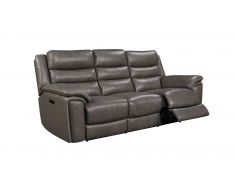 Destin Dual Power Reclining Sofa in Grey