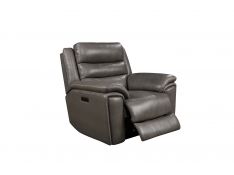 Destin Dual Power Recliner in Grey