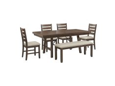 Jax 6 Piece Dining Set in Cherry