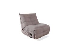 Zara Swivel Reclining Chair in Lugano Dove