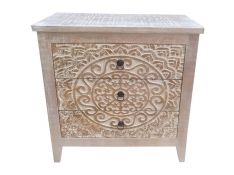 G950390 Accent Cabinet in White Distressed