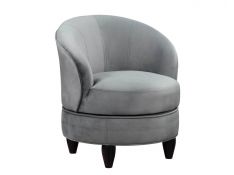 Sophia Swivel Accent Chair in Gray