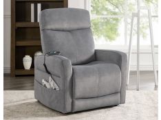 Danville Power Lift Chair with Heating and Massage in Gray