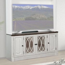 Parker House Stanford STA Wall Unit 7 Wall Unit with TV Console, Brown  Squirrel Furniture