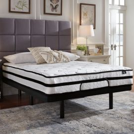 Chime 10 Inch Hybrid Full Mattress in White