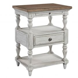 Daleyza Traditional 2 Drawer Nightstand Alcott Hill