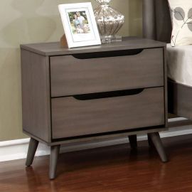 Daleyza Traditional 2 Drawer Nightstand Alcott Hill