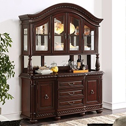 China Cabinet in Brown - Local Furniture Outlet