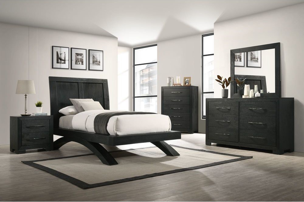 Allan Twin Bed - Elements International - Local Furniture Outlet