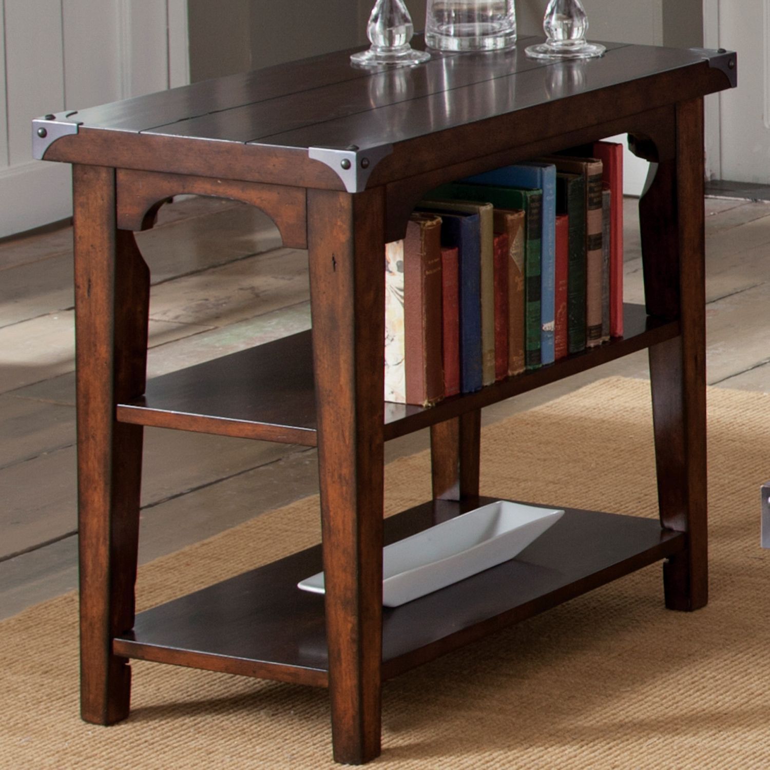 Aspen Skies Chair Side Table - Liberty Furniture - Local Furniture Outlet