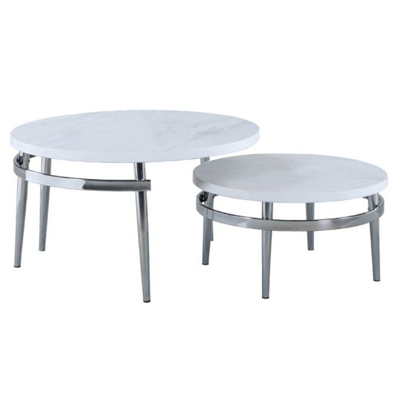 Avilla Round Nesting Coffee Table Set - Coaster Furniture - Local Furniture Outlet