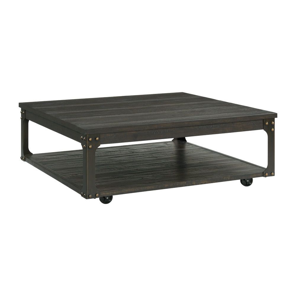 Factory Square Coffee Table - Elements International - Local Furniture Outlet