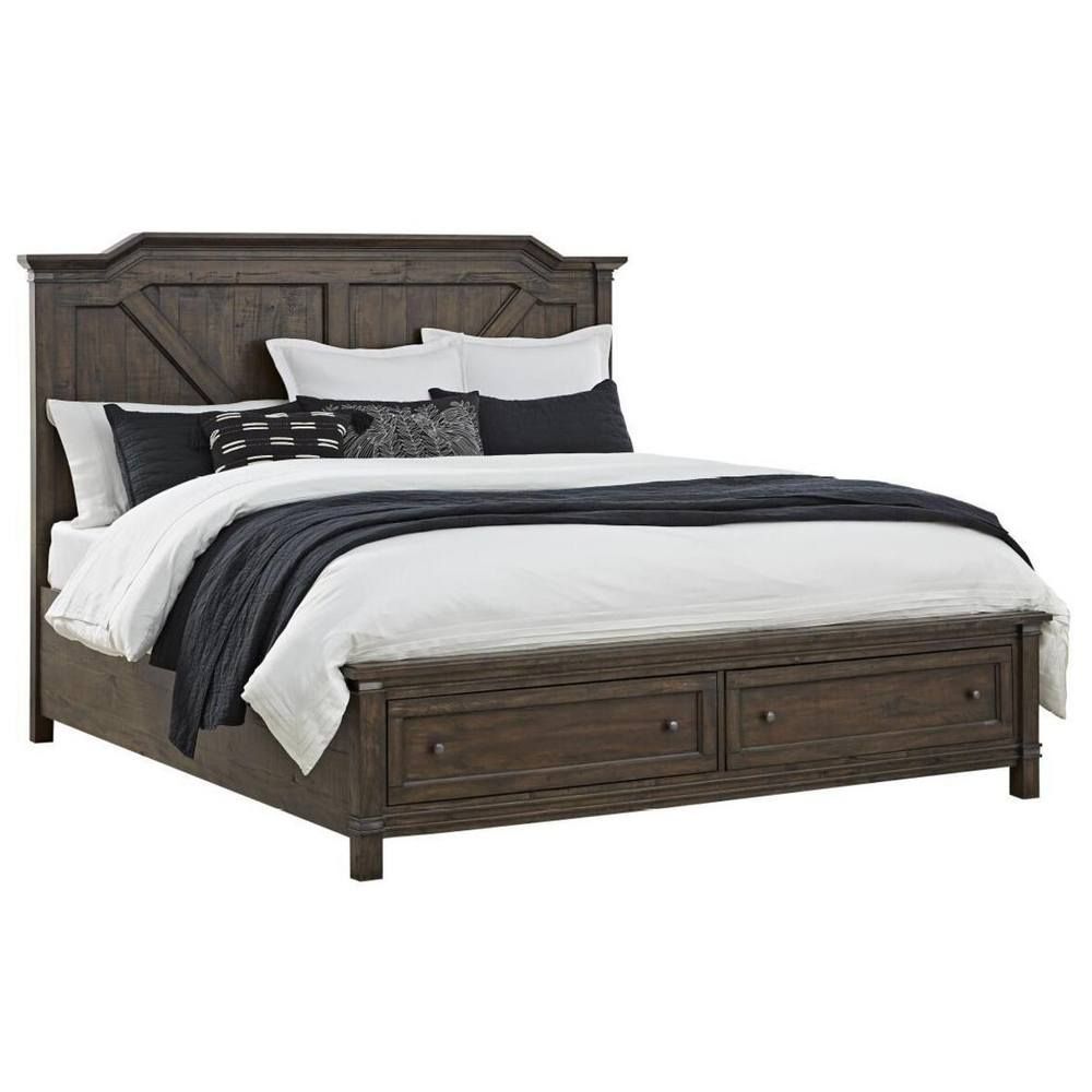 Farmwood Queen Storage Bed - Local Furniture Outlet