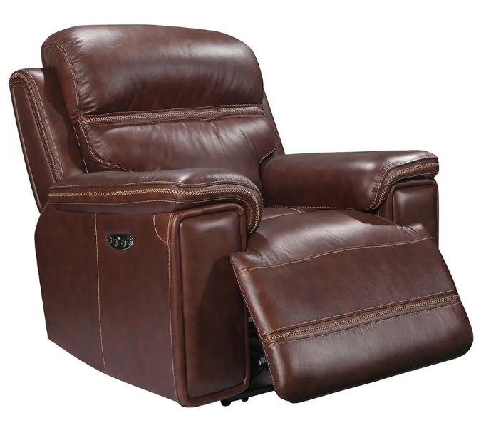 Fresno 2X Power Leather Recliner