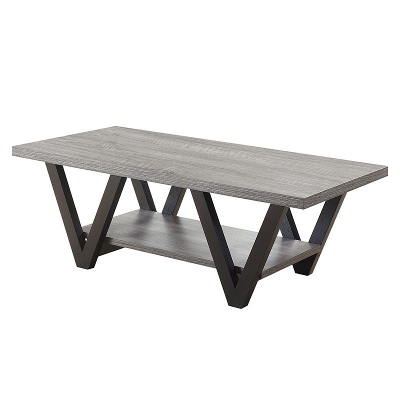 Higgins V-Shaped Coffee Table - Coaster Furniture - Local Furniture Outlet