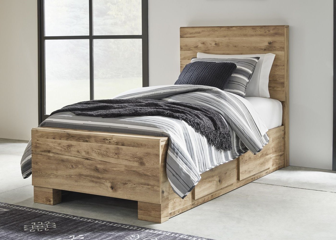 Hyanna Twin Panel Bed - Ashley Furniture - Local Furniture Outlet