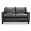 Grey Leather Loveseats