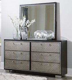 Ashley Maretto Dresser In Deep Espresso Brown - Local Furniture Outlet