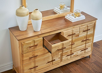 A-America Modway Dresser In Warm Walnut - Local Furniture Outlet