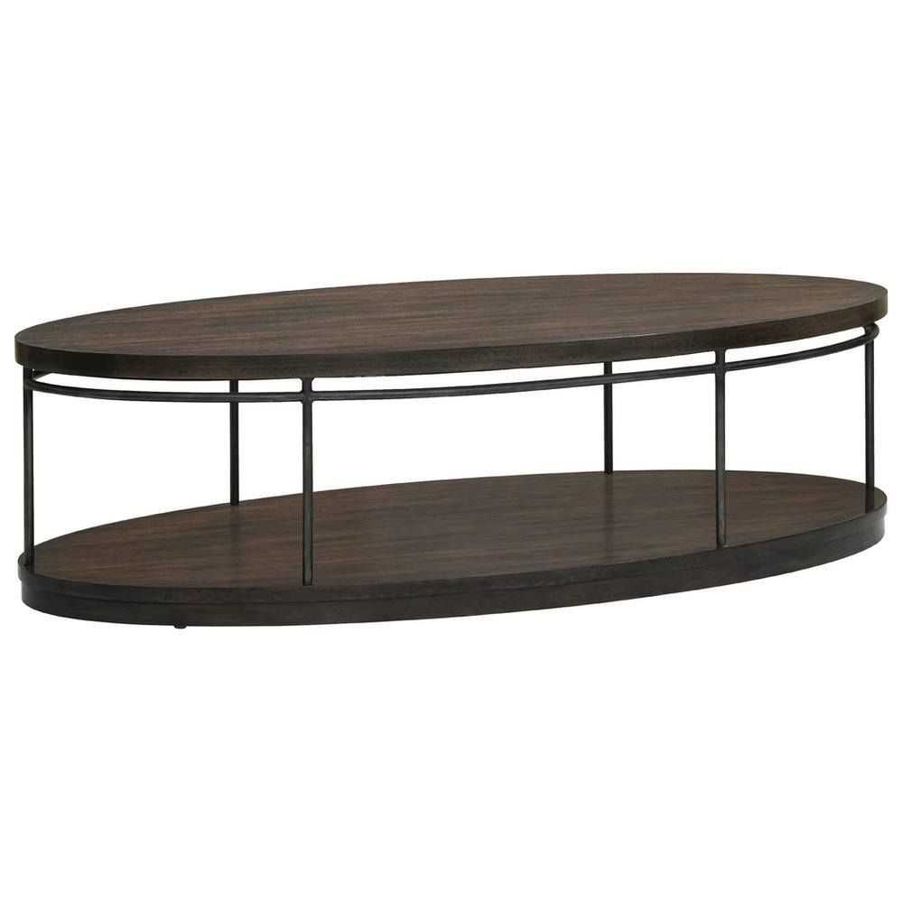 Oval Shape Cocktail Table - Pulaski Furniture - Local Furniture Outlet